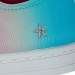 Girls Rainbow Gradient Ombre Canvas Pumps Kids Iridescent Casual Trainers Size
