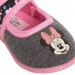 Girls Minnie Mouse Slippers Kids Disney Easy Fasten Slipper Boots House Shoes