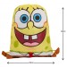 Kids SpongeBob SquarePants Gym Bag Boys Girls Drawstring School Swim Lunch Bag