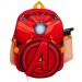 Boys Marvel Iron Man Backpack + Lunch Bag + Water Bottle Matching 3 Piece Set