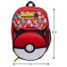 Pokemon Kids Backpack + Detachable Lunch Bag Boys Girls Back To School Rucksack