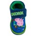 Boys George Pig Light Up Slippers Infants Dino Fur Lined Nursery House Shoes