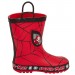 Boys Spiderman Rubber Wellington Boots With Handles Kids Marvel Wellies Wellys