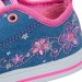 Lora Dora Girls Slip On Elasticated Trainers Kids Flower Canvas Pumps Shoes