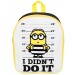 Minions Backpack I Didn't Do It