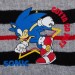 Boys Sonic The Hedgehog Woolly Hat + Scarf + Gloves Winter Set Kids Sega Gift