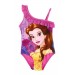 Girls Disney Belle Swimming Costume - Ruffle Shoulder