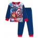 Boys Marvel Avengers Brushed Cotton Fleece Pyjamas Kids Gift Boxed Luxury Twosie