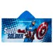 Boys Captain America Hooded Towel Kids Marvel Avengers Beach Bath Wrap Swimming