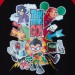 Boys Teen Titans Go Pyjamas Kids Full Length Long Pjs Set Super Hero Nightwear