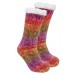Girls Glitter Sequin Slipper Socks Kids Fleece Lined House Shoes Xmas Gift Size