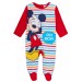 Baby Boys Mickey Mouse Babygrow Disney Toddlers One Piece Sleepsuit Easy Fasten