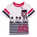 Boys Mickey Mouse Shorts + T-Shirt Set Kids Disney Cotton Summer Outfit Size