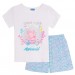 Girls Peppa Pig Short Pyjamas Kids Mermaid Glitter Shortie Pj Set Nightwear Size