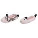 Girls Novelty Zebra Slippers
